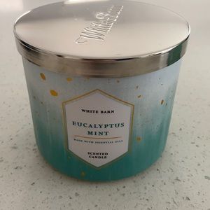White barn eucalyptus mint 3 wick
